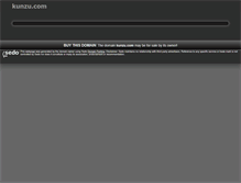 Tablet Screenshot of kunzu.com